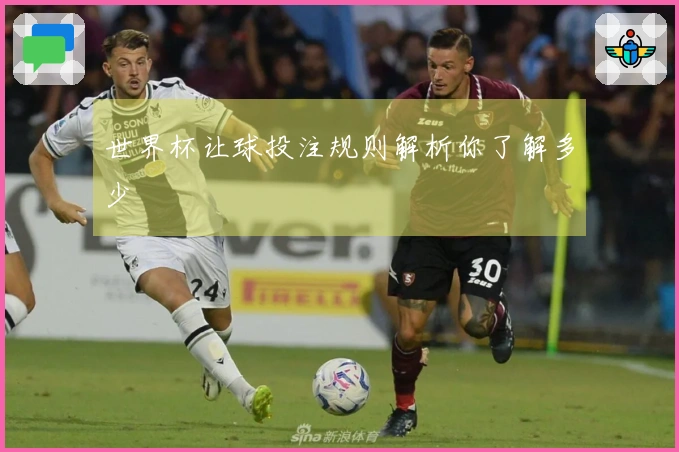 世界杯让球投注规则解析你了解多少